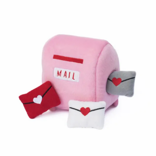 Mailbox and Love Letters Zippy Burrow Dog Toy