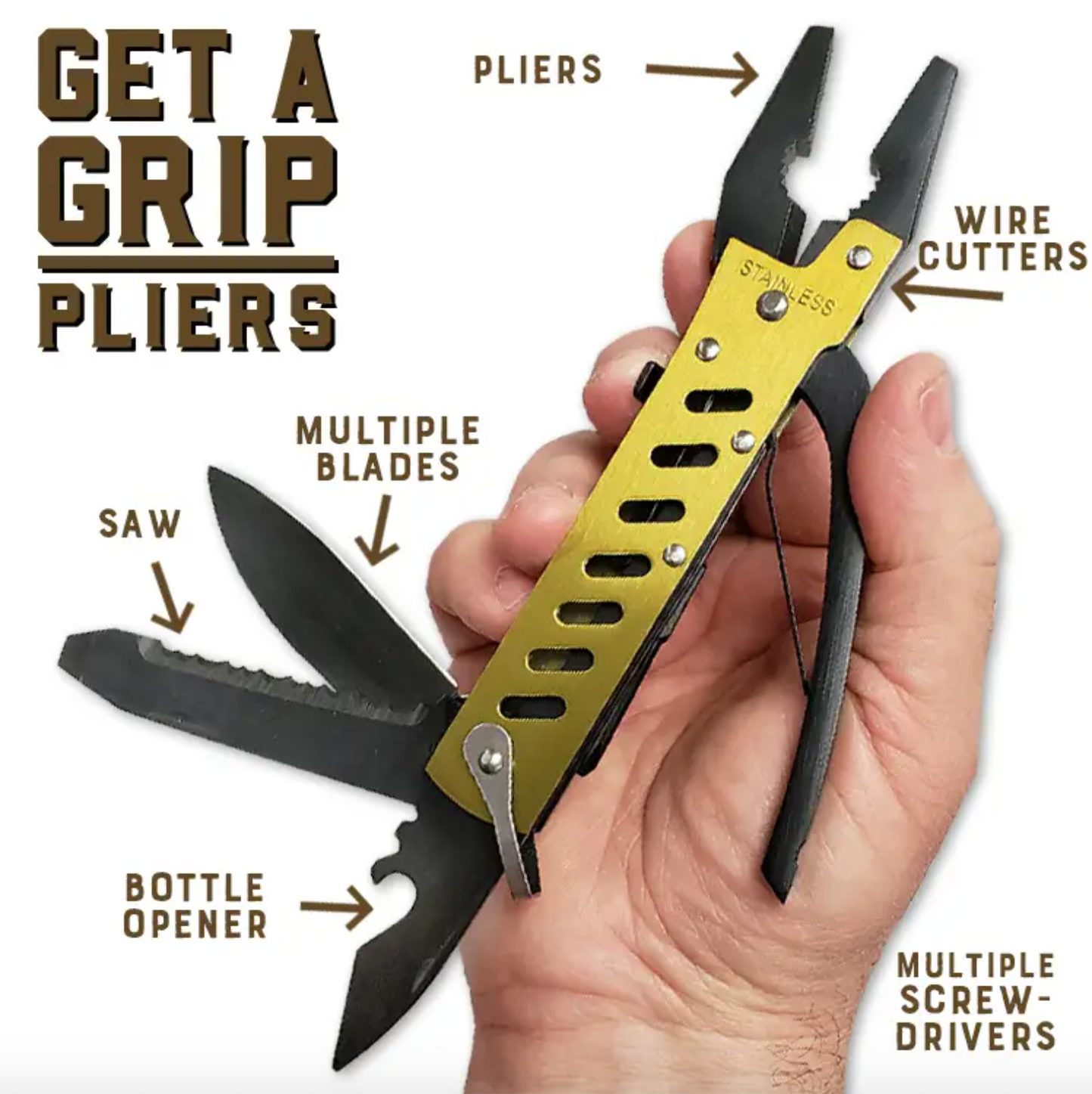 Get A Grip Pliers Multi-Tool