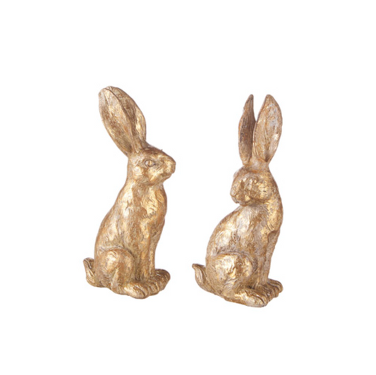 4.75" Gold Leaf Rabbit