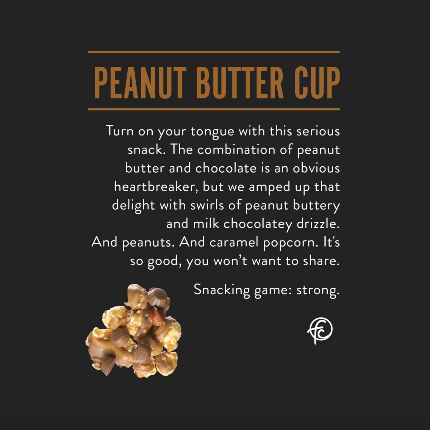 Peanut Butter Cup Popcorn