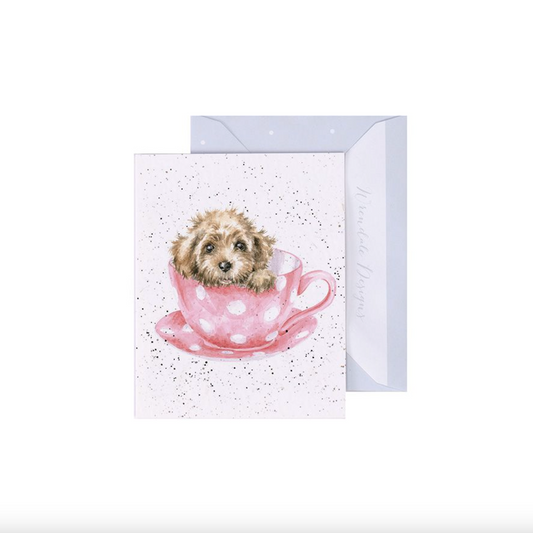 Teacup Puppy Mini Card