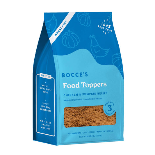 Food Toppers Chicken and Pumpkin, 8oz Dog Bags