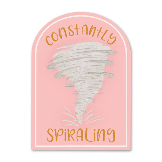 Constantly Spiraling - Mental Health Sticker