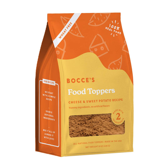 Food Toppers Cheese and Sweet Potato, 8oz Dog Bags