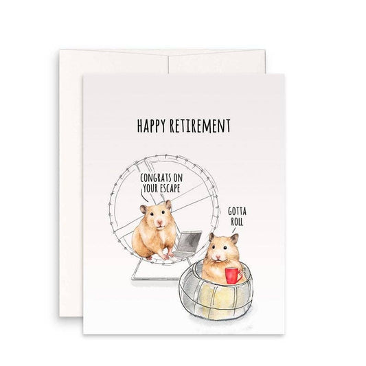 Hamster Retirement - Goodbye Card
