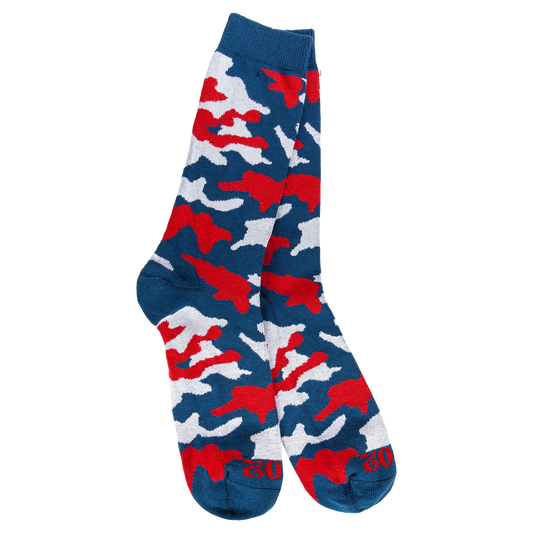 Men's Americana Series Crew Socks - Camo