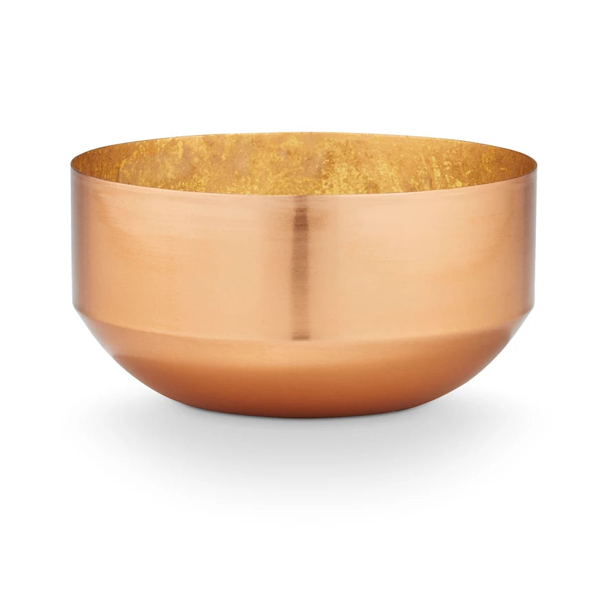 Coconut Milk Mango Fresh Cut Medium Metal Candle
