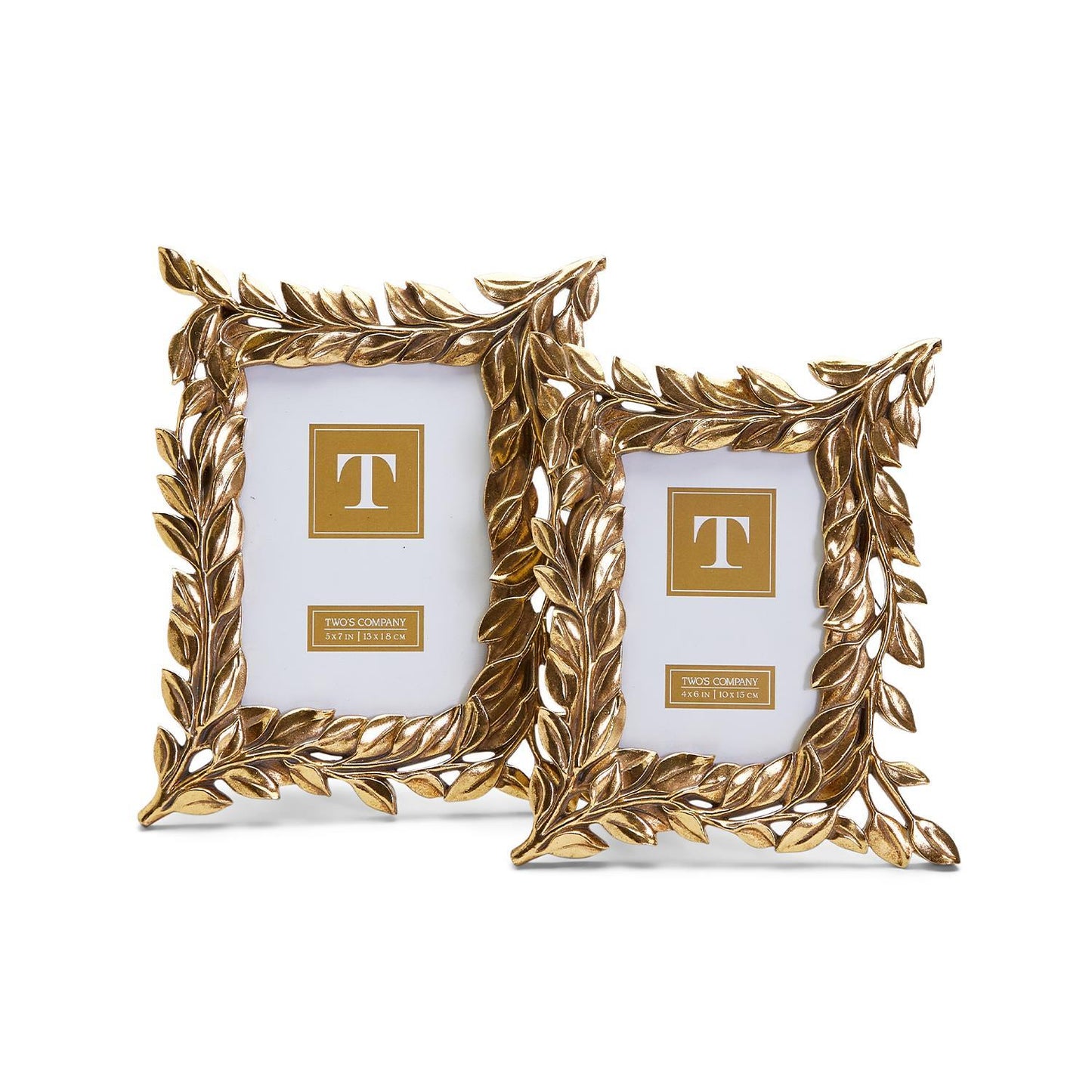 Golden Leaf Photo Frame