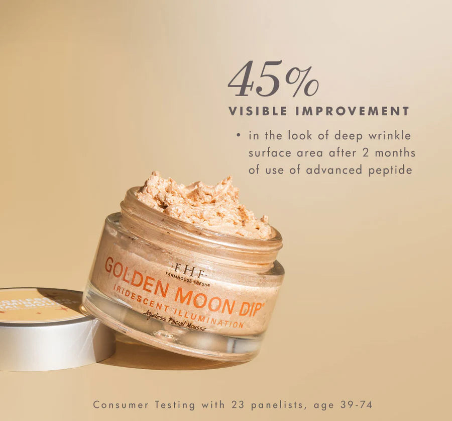 Golden Moon Dip® Illumination Mousse with Retinol + Wrinkle-Targeting Peptides