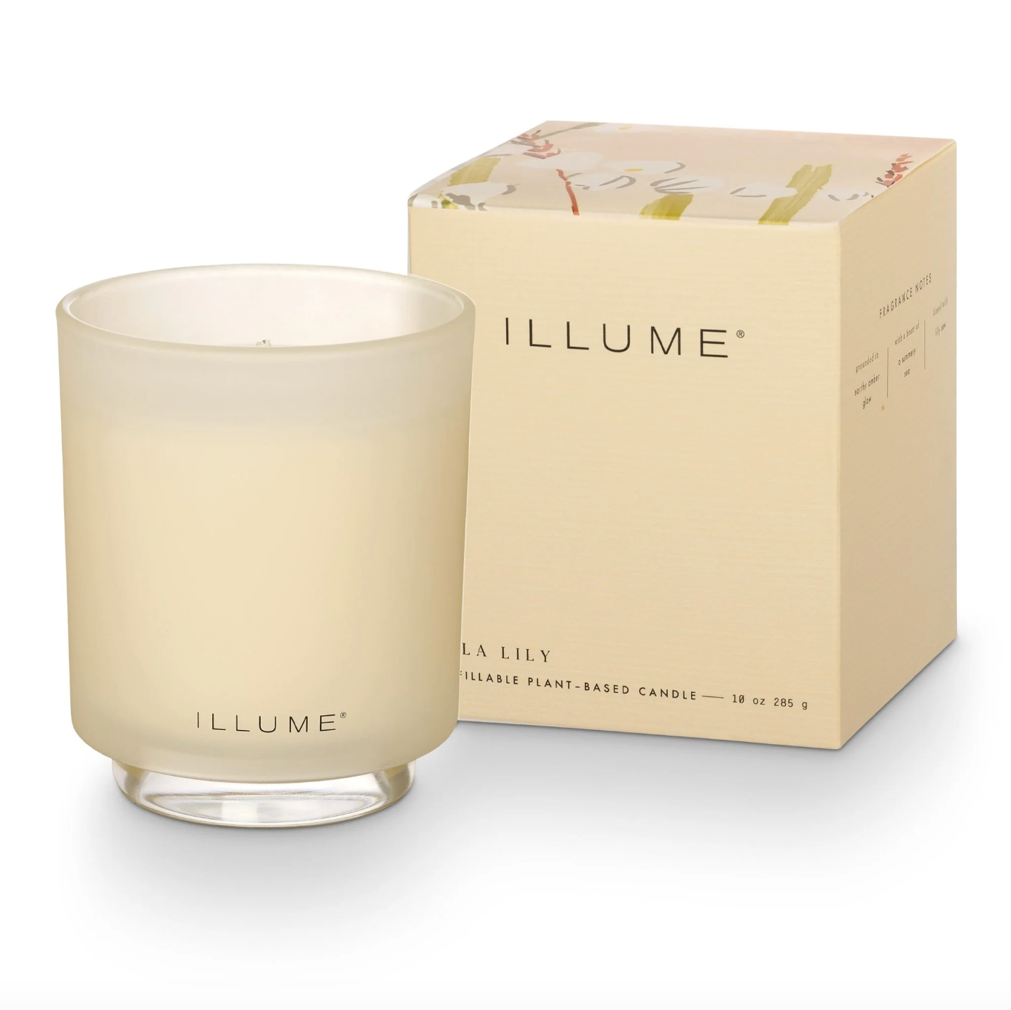 Isla Lily Refillable Boxed Glass Candle