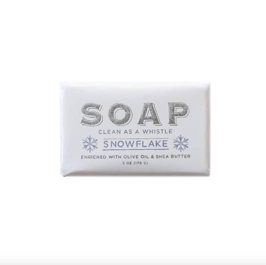 Snowflake Triple Milled Bar Soap