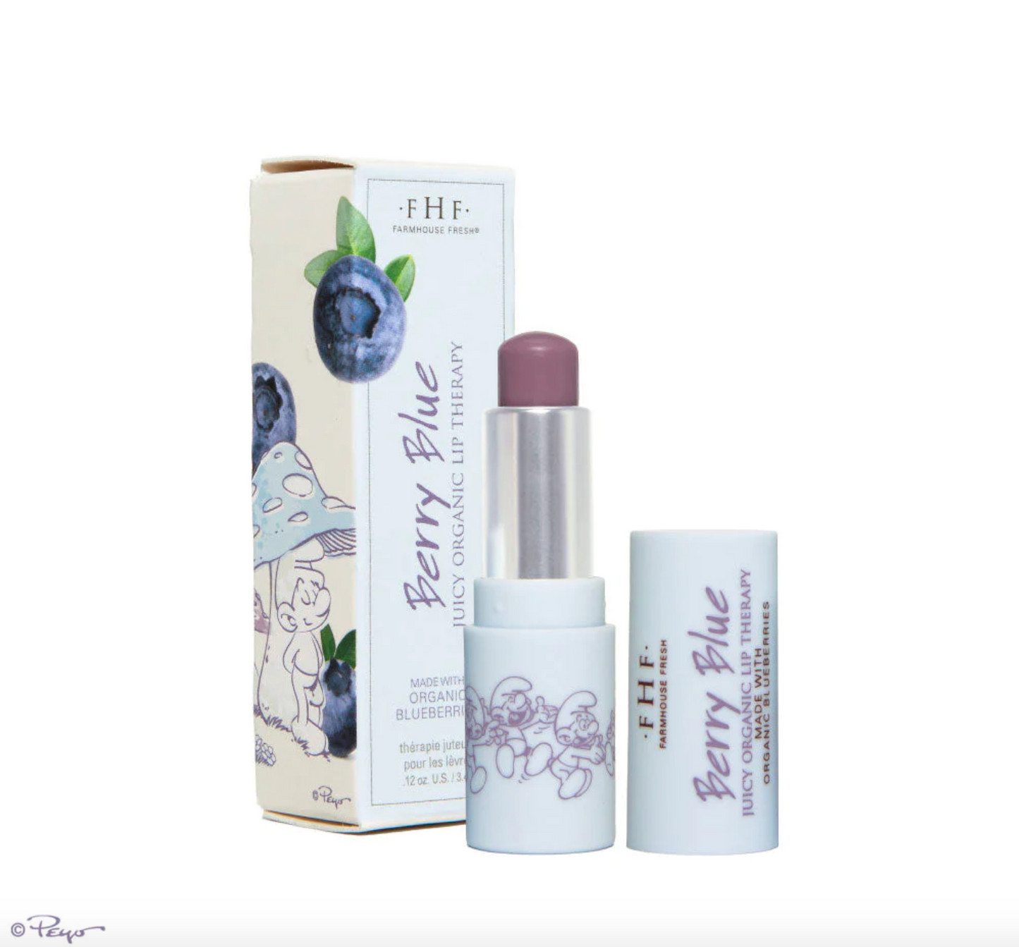 Berry Blue Juicy Organic Lip Therapy .12 oz