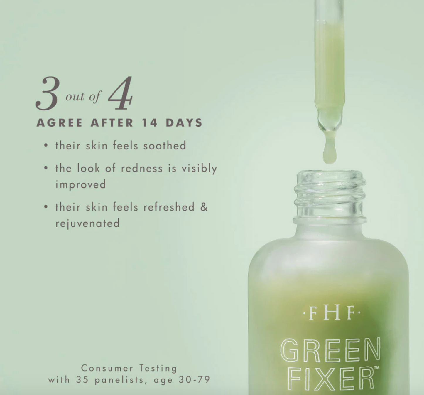 Green Fixer® Calming Elixir Organic Matcha Serum 1 oz