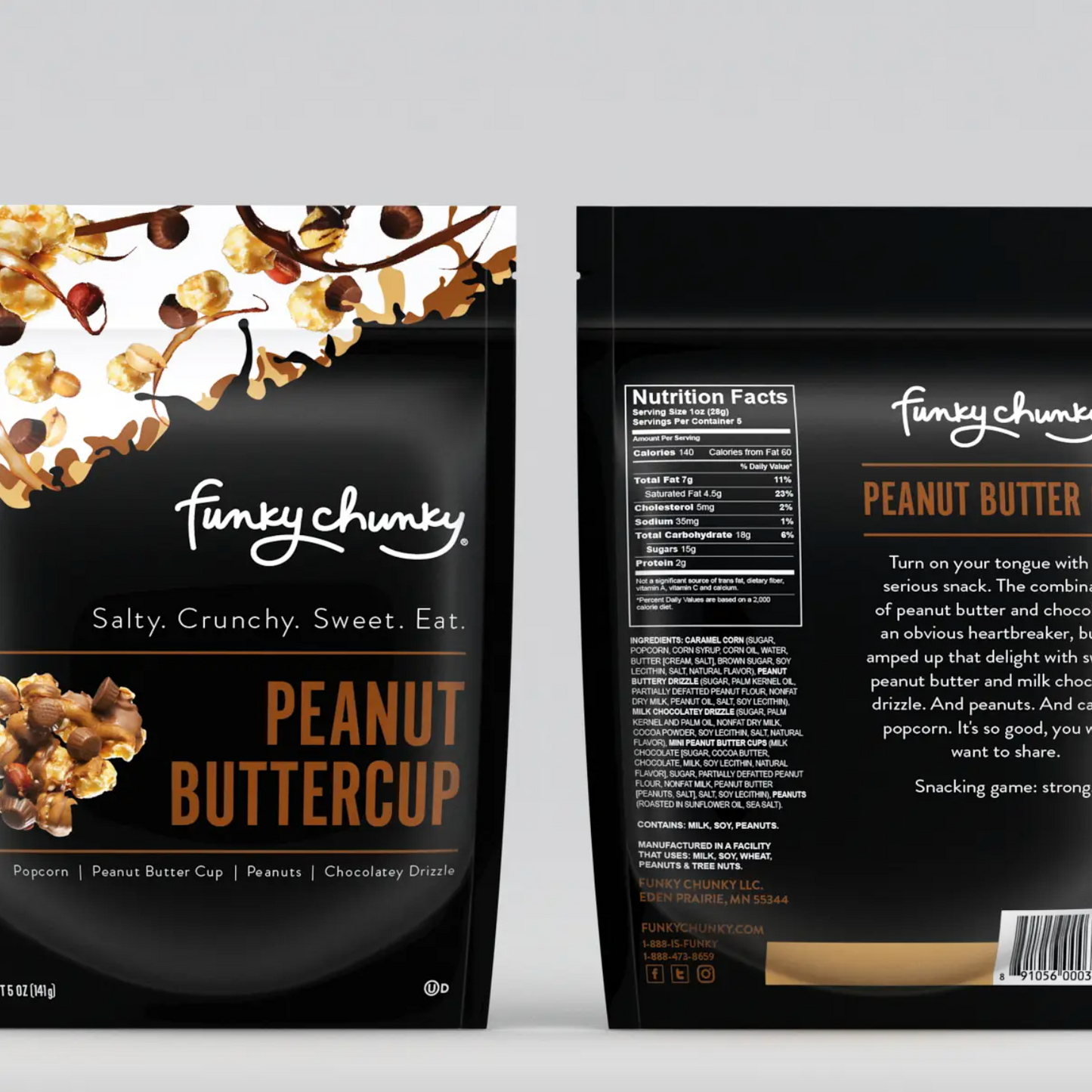 Peanut Butter Cup Popcorn