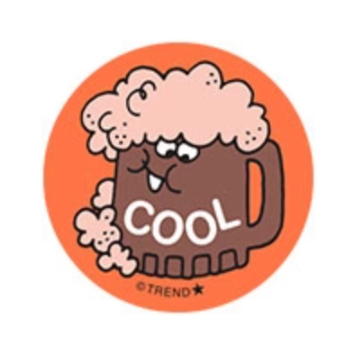 Cool, Root Beer scent Retro Scratch 'n Sniff Stinky Stickers