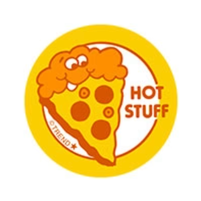 Hot Stuff, Pizza scent Retro Scratch 'n Sniff Stinky Stickers