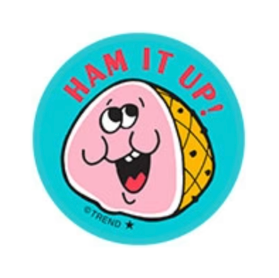 Ham It Up!, Ham scent Retro Scratch 'n Sniff Stinky Stickers