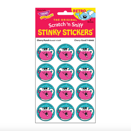 Cherry-Good!, Cherry Punch scent Retro Scratch 'n Sniff Stinky Stickers