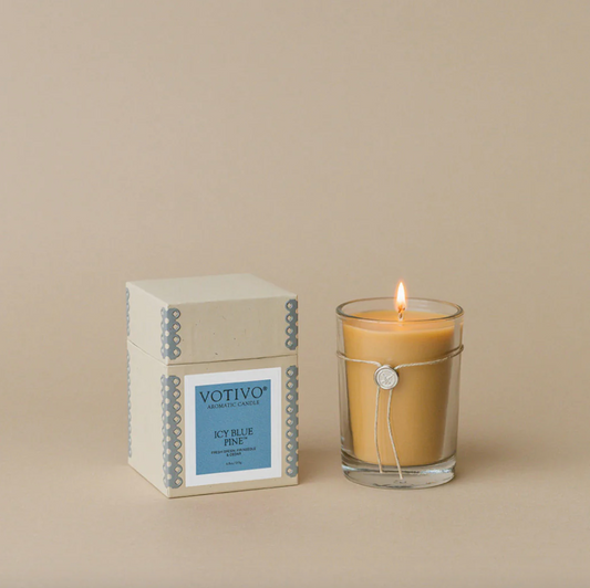 6.8oz Aromatic Candle-Icy Blue Pine