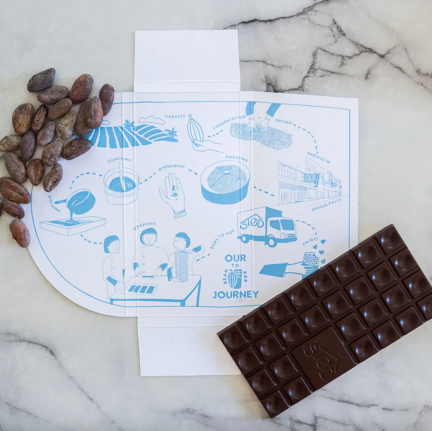 French Grey Sea Salt Chocolate Bar