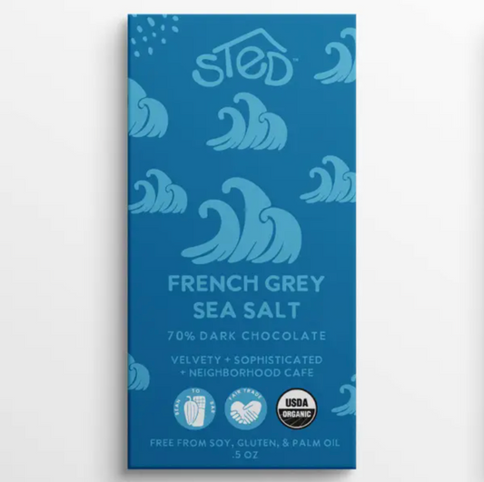 Mini French Grey Sea Salt Chocolate Bar