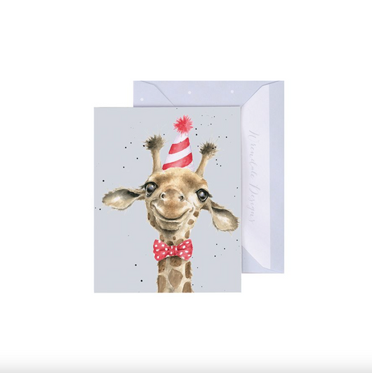 Birthday Giraffe Mini Card