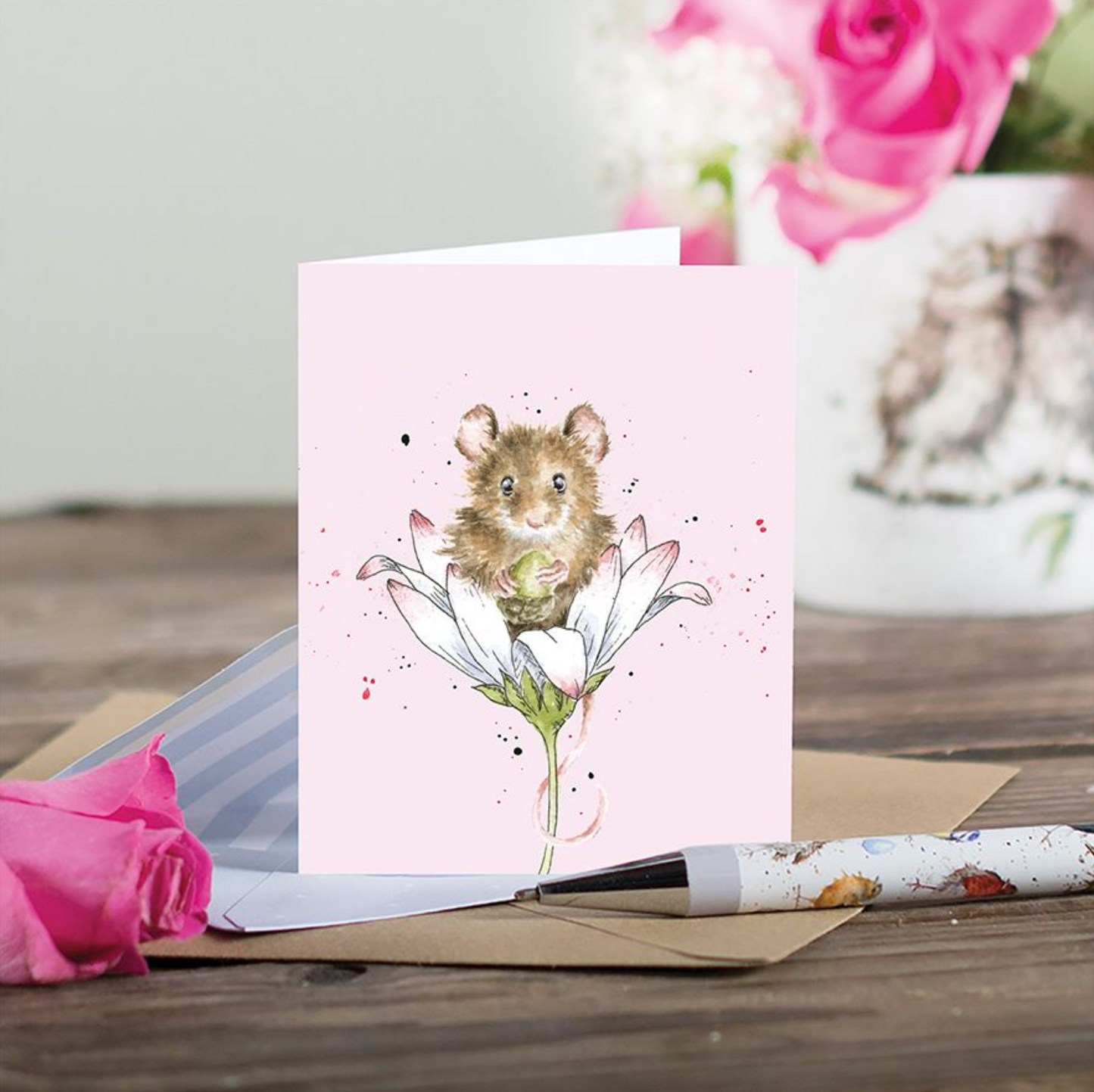 Daisy Mouse Mini Card