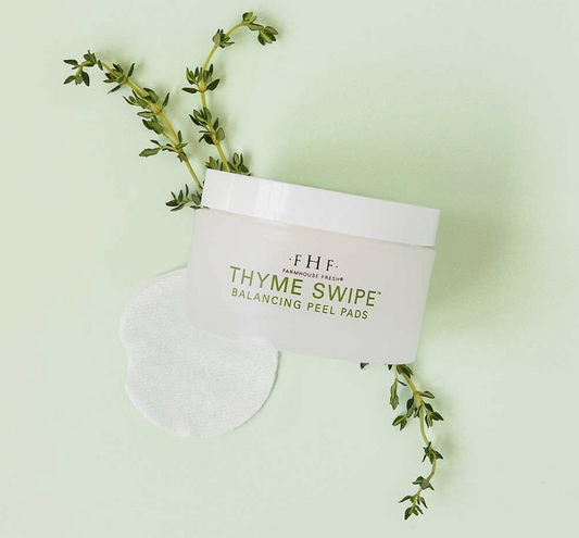 Thyme Swipe Organic Matcha + Thyme Radiance Peel Pads