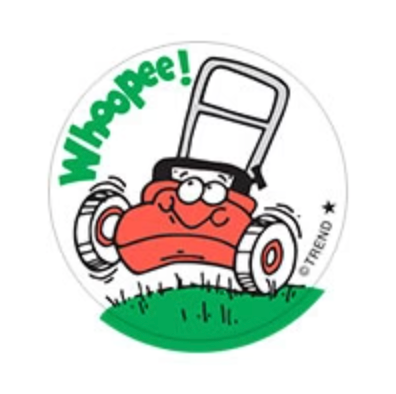 Whoopee!, Green Lawn scent Retro Scratch 'n Sniff Stinky Stickers