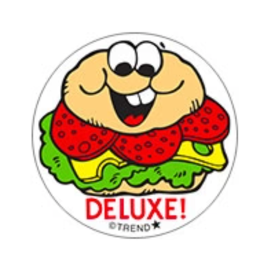 Deluxe!, Salami scent Retro Scratch 'n Sniff Stinky Stickers