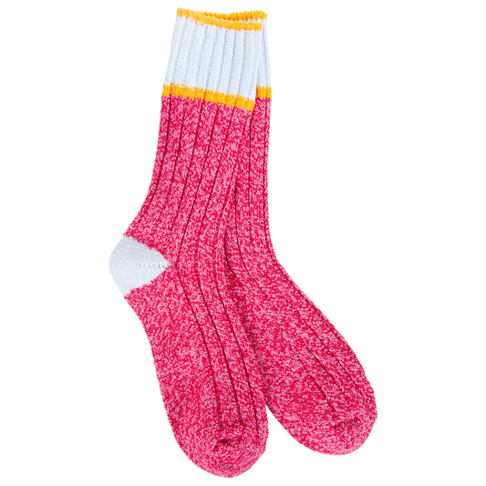 Ragg Crew CB Pink Blue Orange Socks