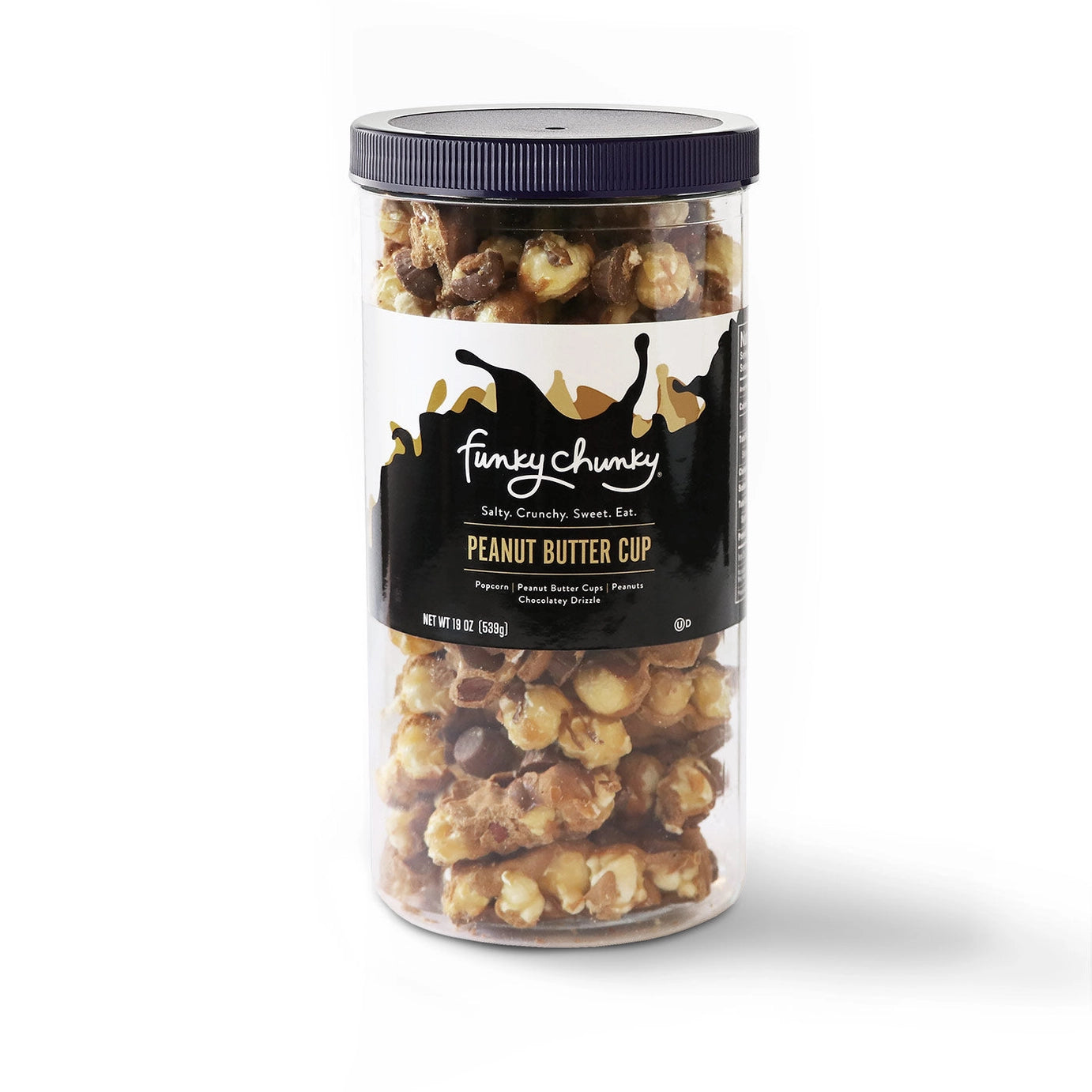 Peanut Butter Cup Popcorn Canister