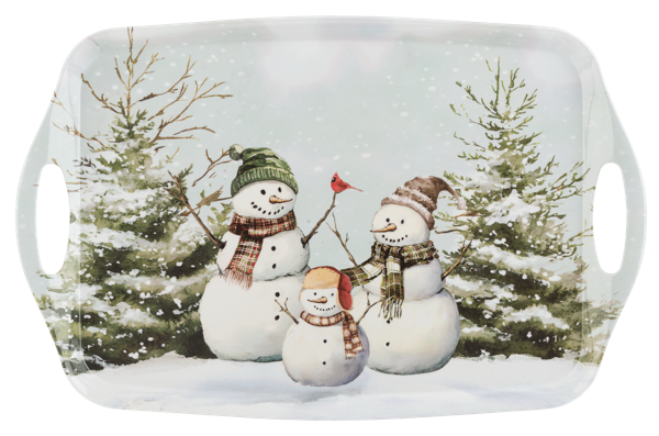 Snowman Serving Tray