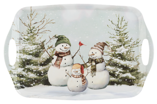 Snowman Serving Tray