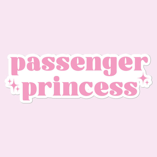 Passenger Princess Funny Sticker