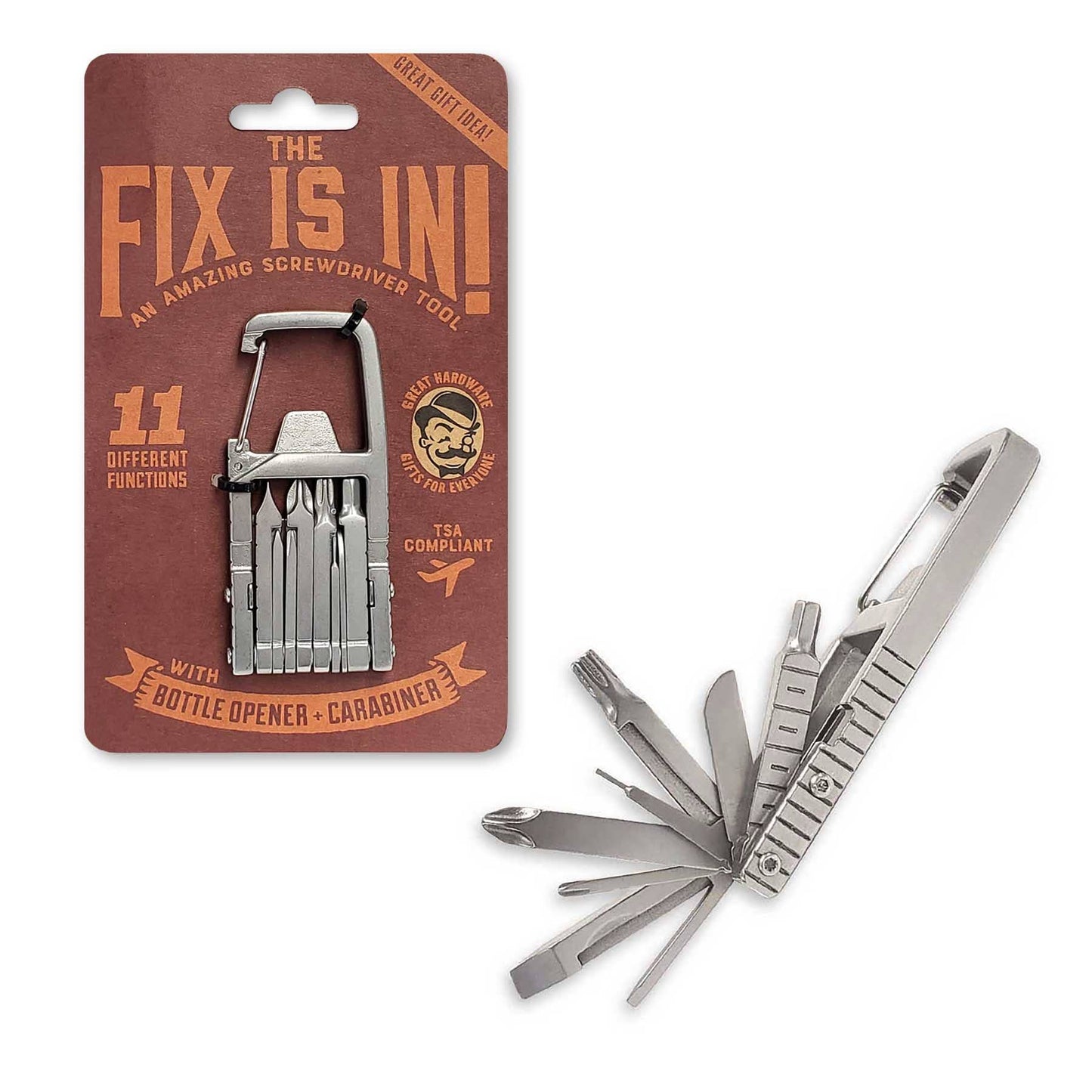 THE FIX IS IN! Screwdriver Multi-tool & Carabiner