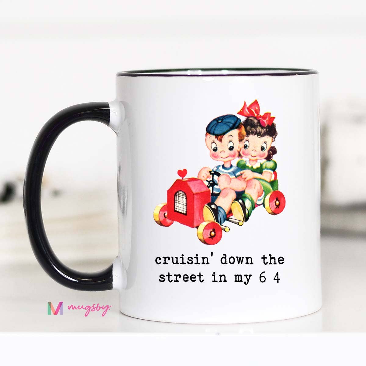 Crusin Down the Street Funny Coffee Mug