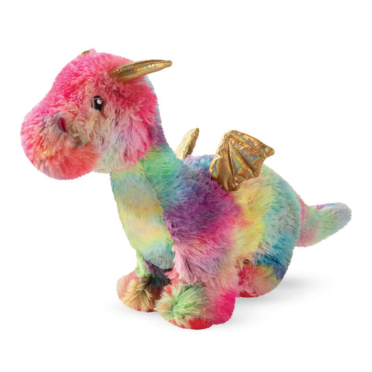 Rainbow Dragon Plush Dog Toy