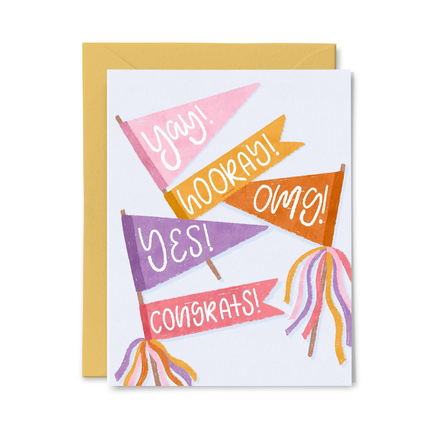 Congrats Banners Greeting Card