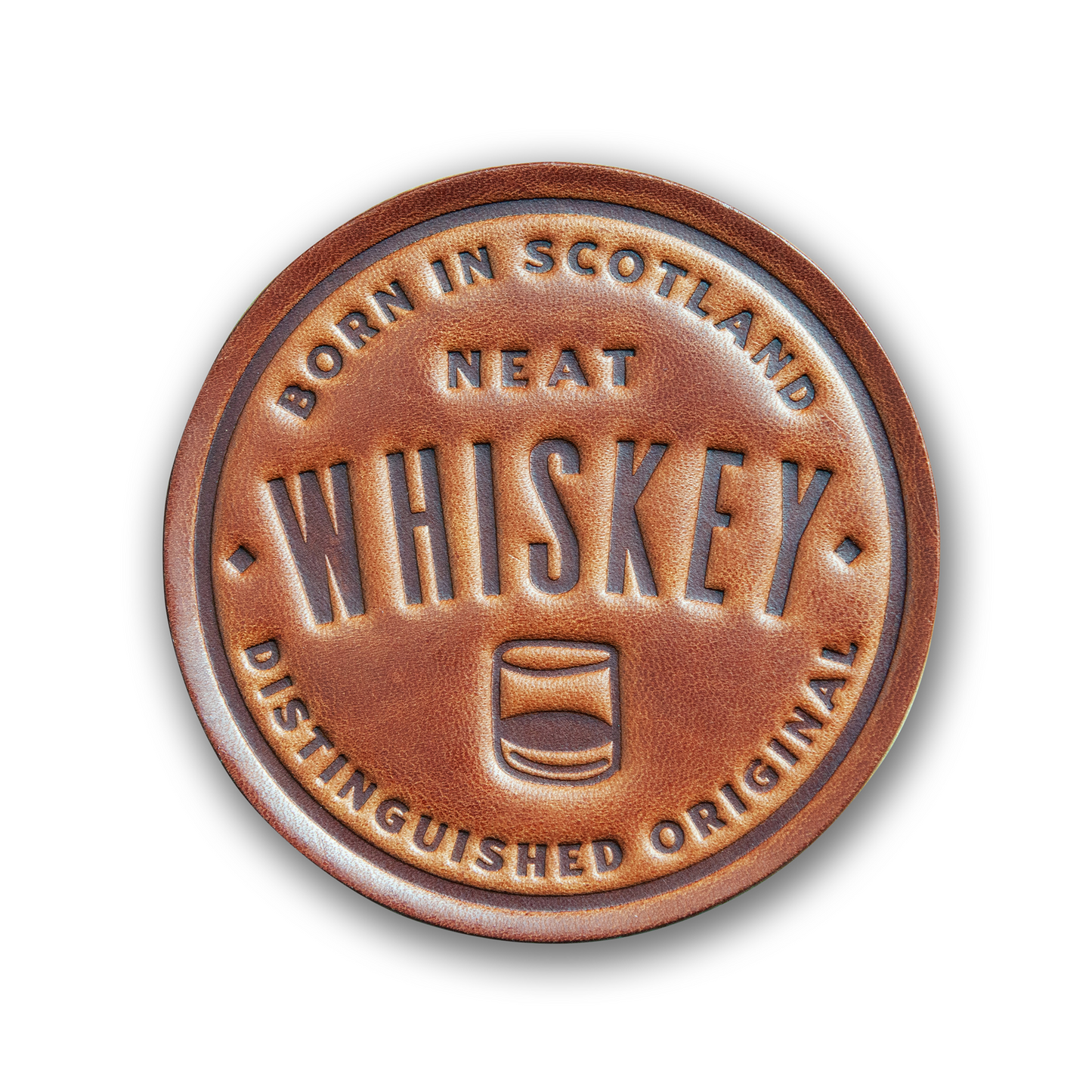 Whiskey Leather Coaster